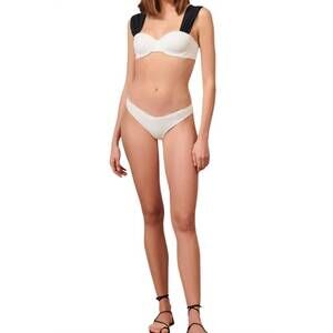 NEW EVARAE audrey iza bikini - 2 piece set in black/cream